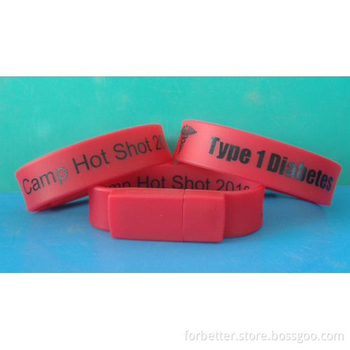 Colorful Silicone Bracelet USB Flash Drive